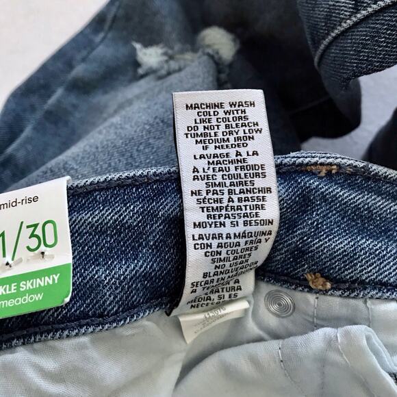 Regeneration by Celebrity Pink NWT Meadow Ankle Skinny Jeans Juniors/Women 11/30 - Picture 9 of 10